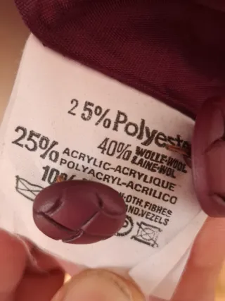 Blazer lana vintage a quadri