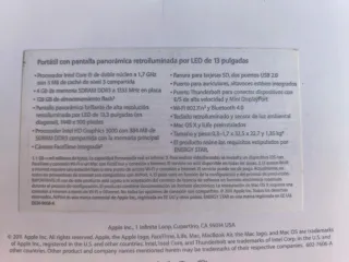 MacBook Air 13 Plata