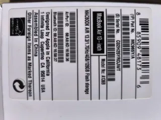 MacBook Air 13 Plata