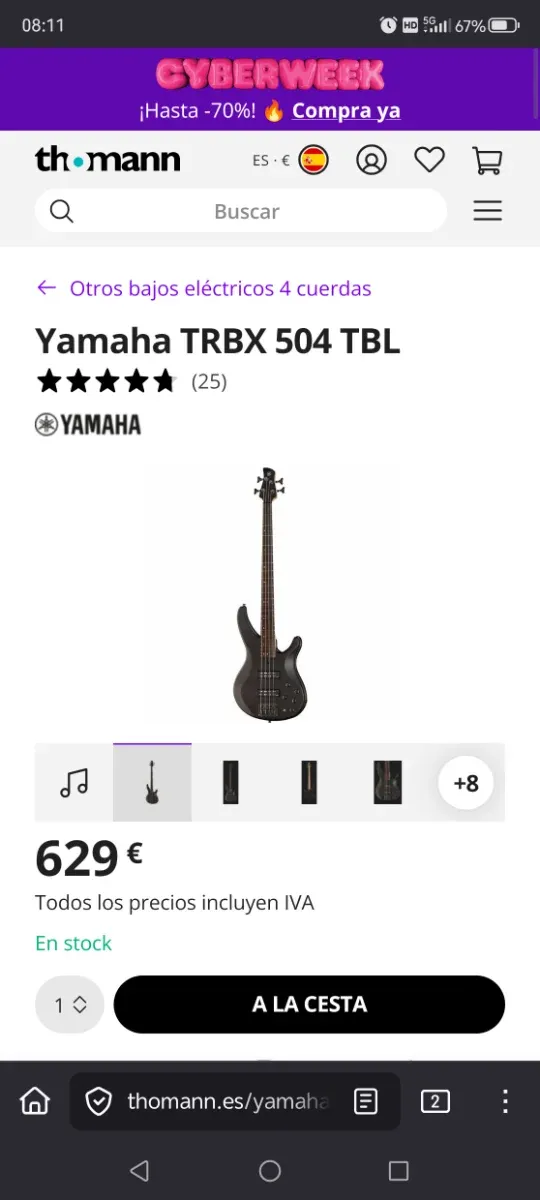 Yamaha TRBX504