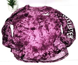 Camiseta manga larga "HOLLISTER" - morada ( XL )