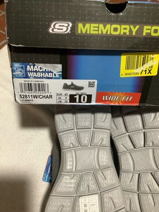 Scarpe Skechers Sport Memory Foam Uomo Tg 43