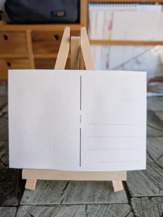 Postal Navideña Acuarela Regalos