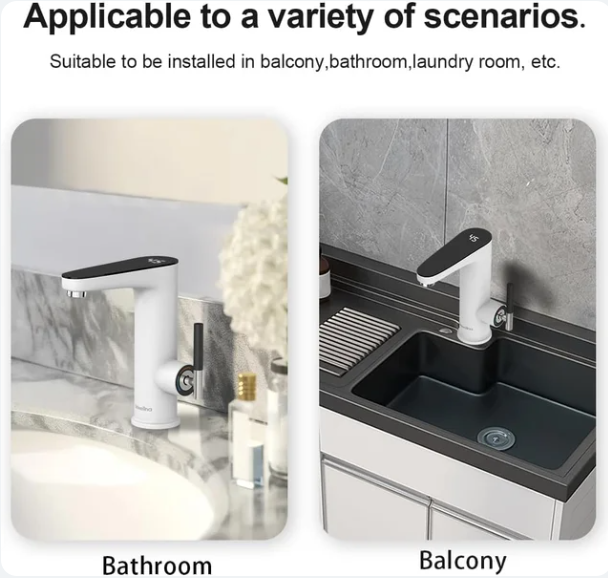 Grifo Eléctrico Agua Caliente Briwellna