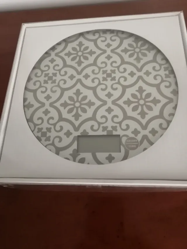 Bilancia rotonda da cucina a pile