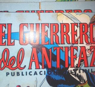 EL GUERRERO DEL ANTIFAZ publicacion juvenil.