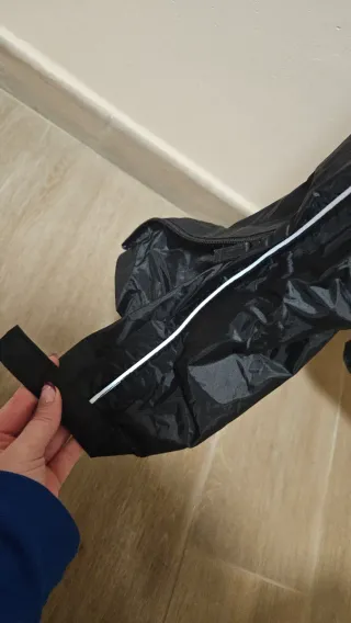 Chubasquero Moto Negro Impermeable 2 piezas