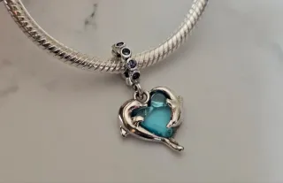 Charm Corazón Delfines