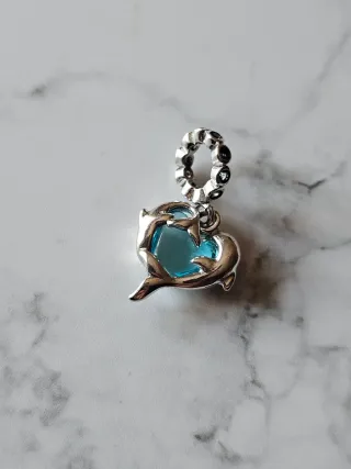 Charm Corazón Delfines