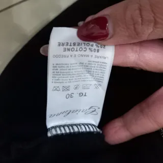 Set felpa + body camicia bambina 6/7 anni Gaialuna