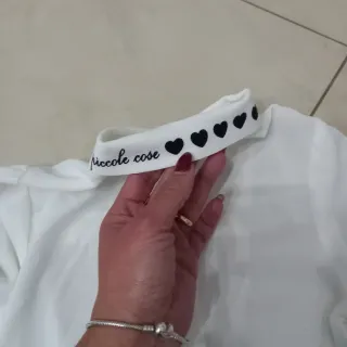 Set felpa + body camicia bambina 6/7 anni Gaialuna