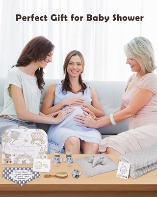 Cesta regalo bebé elefante