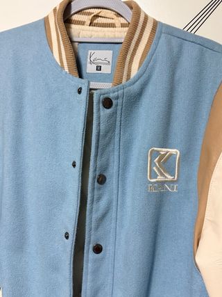 Chaqueta Kani Hombre Azul y Beige