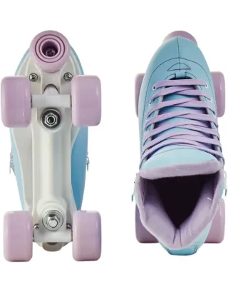 Patines artísticos Rookie 4 ruedas azul y lila