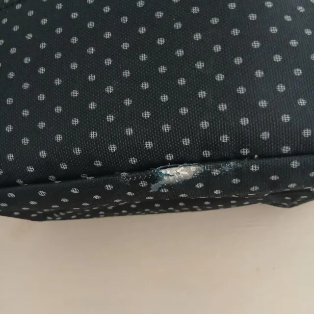 Borsa termica nera a pois