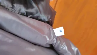 Chaqueta Moncler Plumas Hombre Negra. Talla 6.