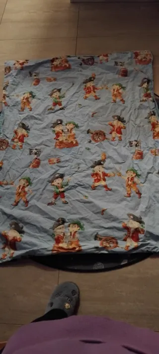 Copripiumino lettino pirati + federa+ angoli