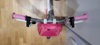 Bicicleta infantil BTWIN rosa y blanca