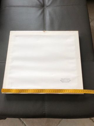 Quadro Montagna Lago Dipinto Mano Vintage