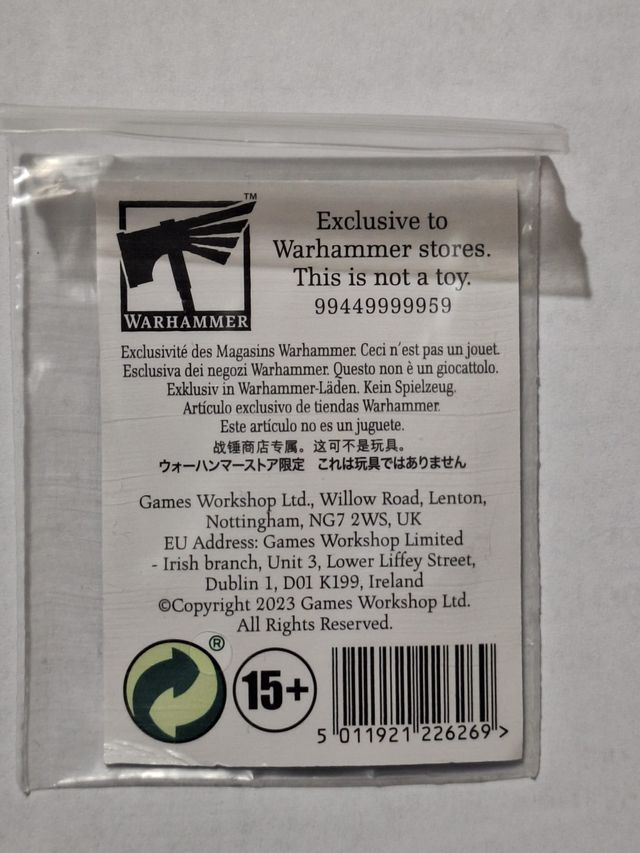 Warhammer The Old World Moneta Collezionabile