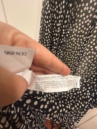 Sobrecamisa Zara lunares larga