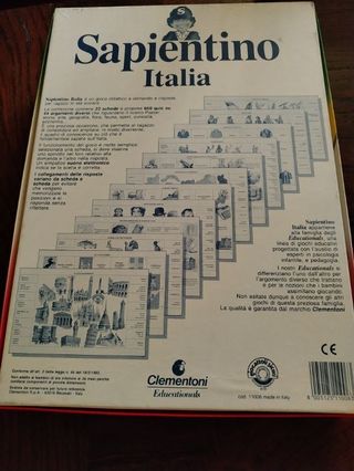 Sapientino Italia Clementoni Gioco Educativo