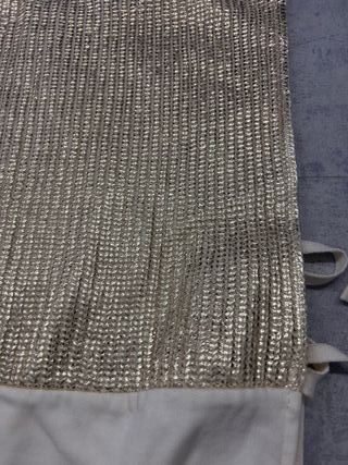 Gilet Zara dorato e bianco taglia S