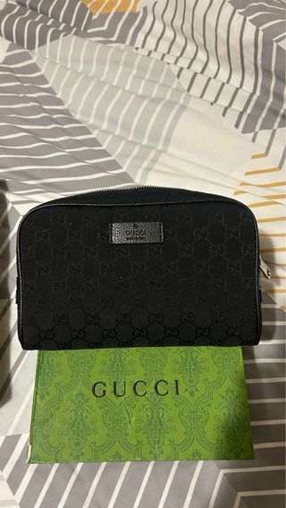 Riñonera Gucci negra original · GG Black · Unisex