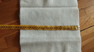 Calda sciarpa color panna