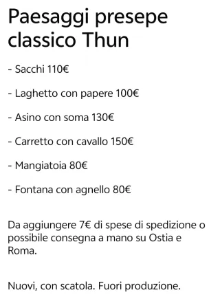 Thun Presepe Classico