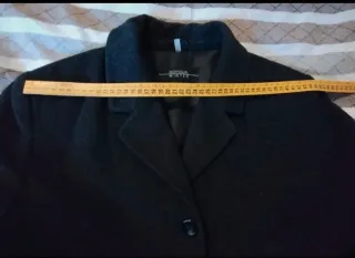 Cappotto in lana donna nero