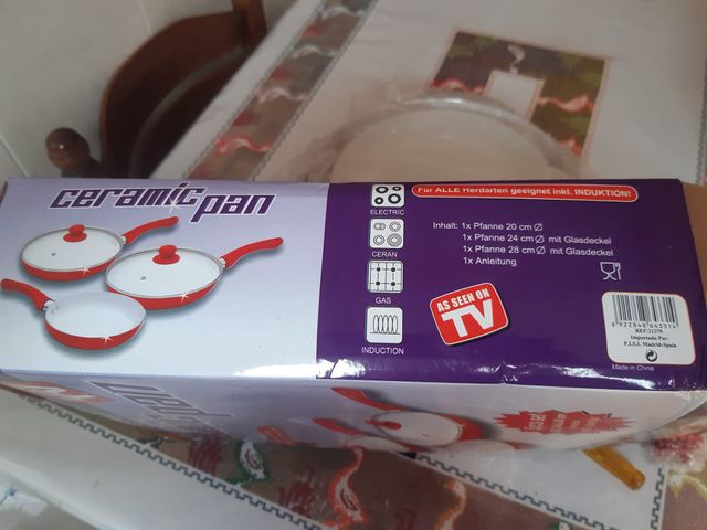 Juego 5 Sartenes Cerámica 20-28cm