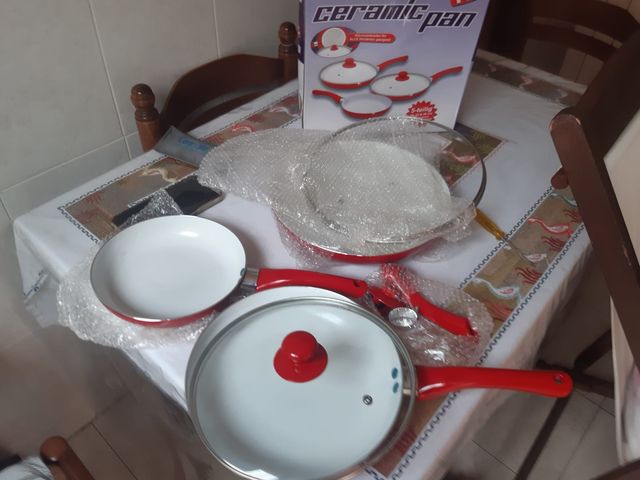 Juego 5 Sartenes Cerámica 20-28cm