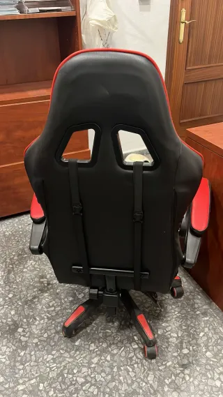 Silla Gaming Negra y Roja