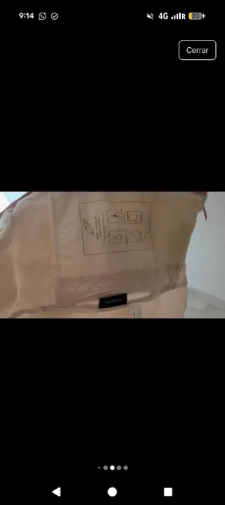 Plumífero El Corte Inglés rosa palo mujer