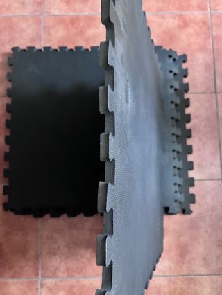 4 Losetas Puzzle Suelo Gimnasio Tatami