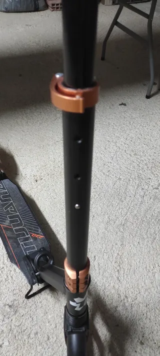 Patinete 2 Ruedas Negro y Naranja