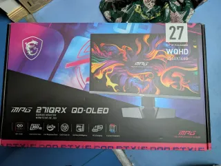 Monitor Gaming MSI MPG 271QRX QD-OLED 26.5. 360hz