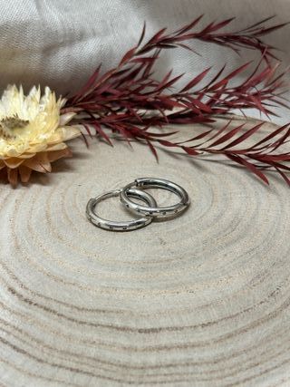 Pendientes Aro liso brillantes mini