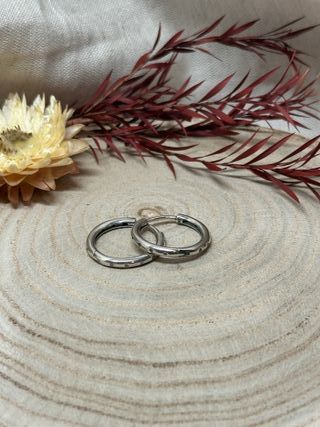 Pendientes Aro liso brillantes mini