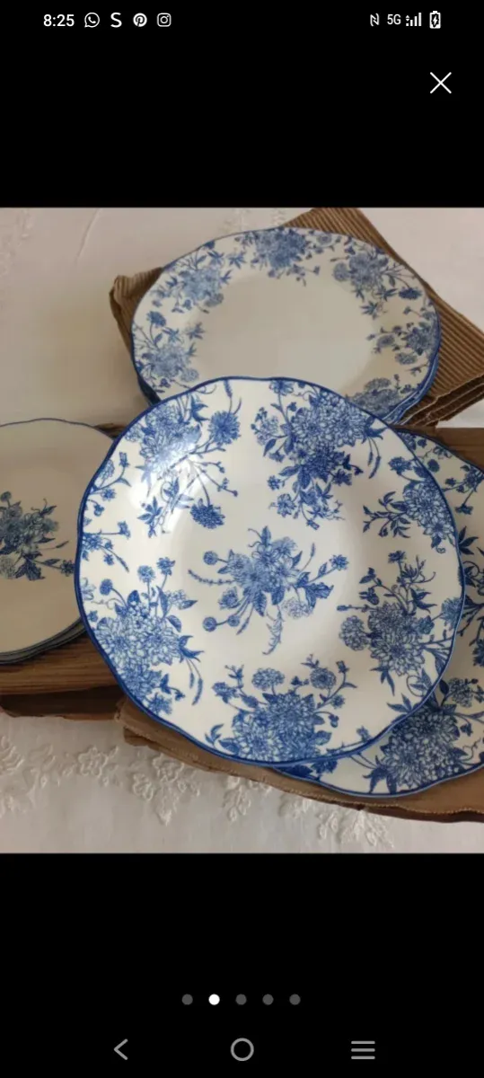 2 Vajillas La Cartuja 18 Piezas