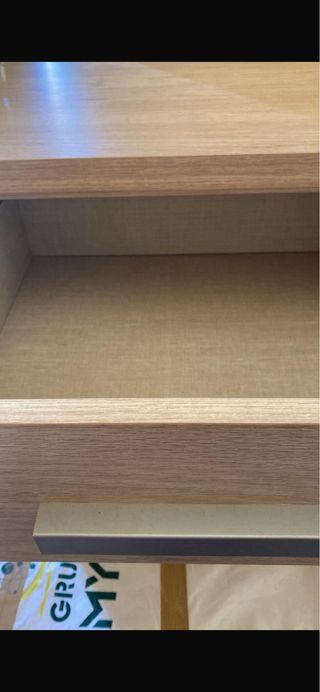 Escritorio madera y metal