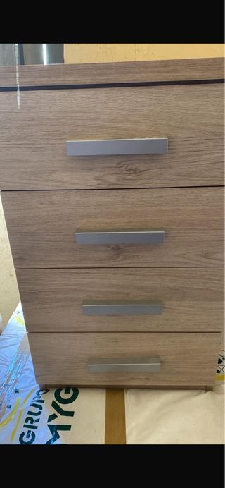 Escritorio madera y metal