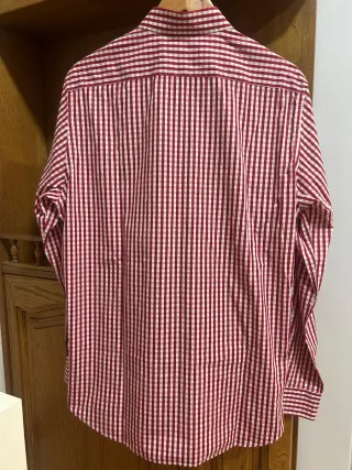 Camisa Purificación García cuadros roja