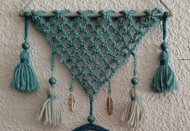 Atrapasueños "mini tapiz" 20 x 32 cm