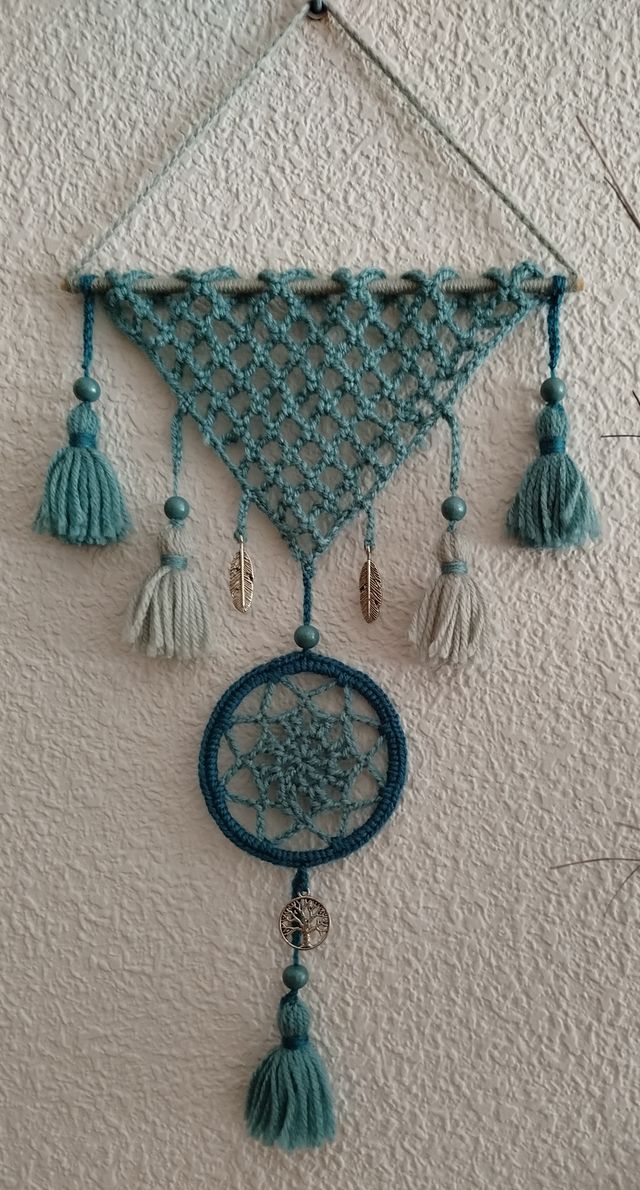 Atrapasueños "mini tapiz" 20 x 32 cm