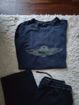 Pijama hombre azul Talla M