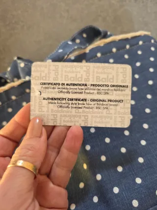 Borsa termica Baldinini pois blu