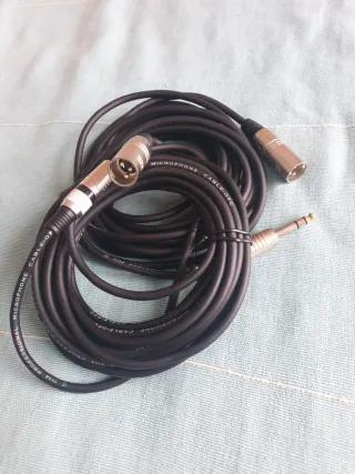 Lote cables de audio