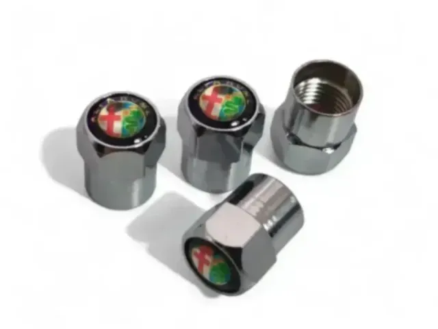Alfa Romeo 4 Tapones de Valvula Neumaticos Llantas